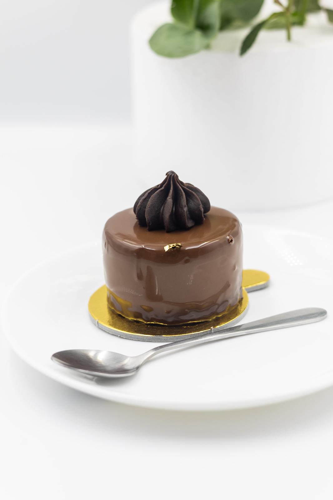 Mousse de Ciocolată neagră cu Zmeură