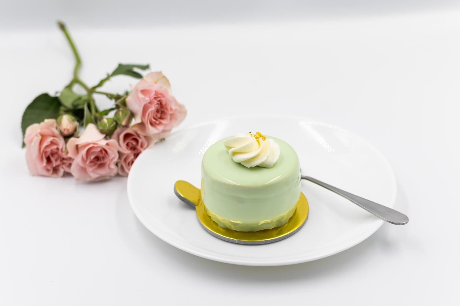Mousse Fistic cu Zmeură