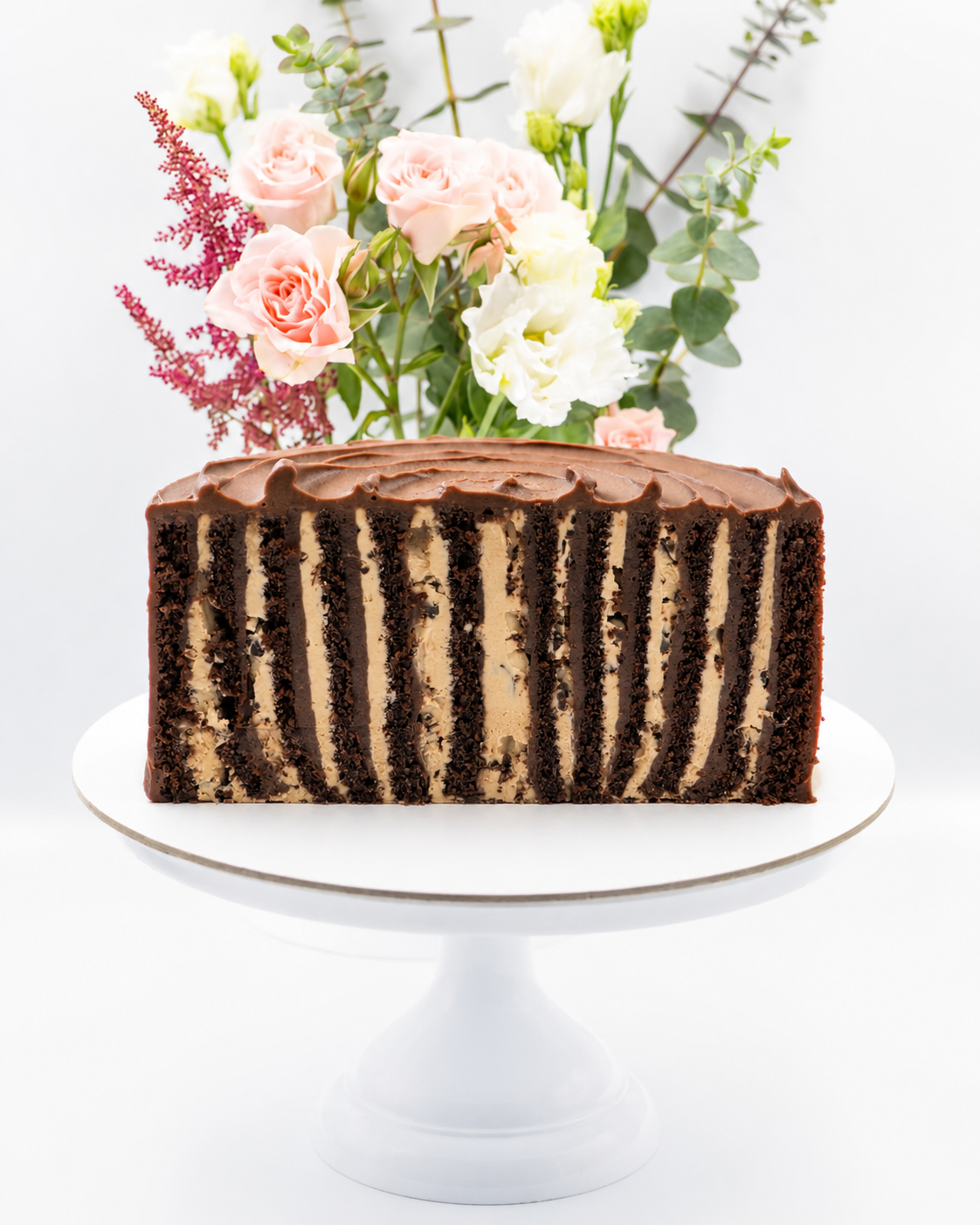 Tort Gianduja – secțiune