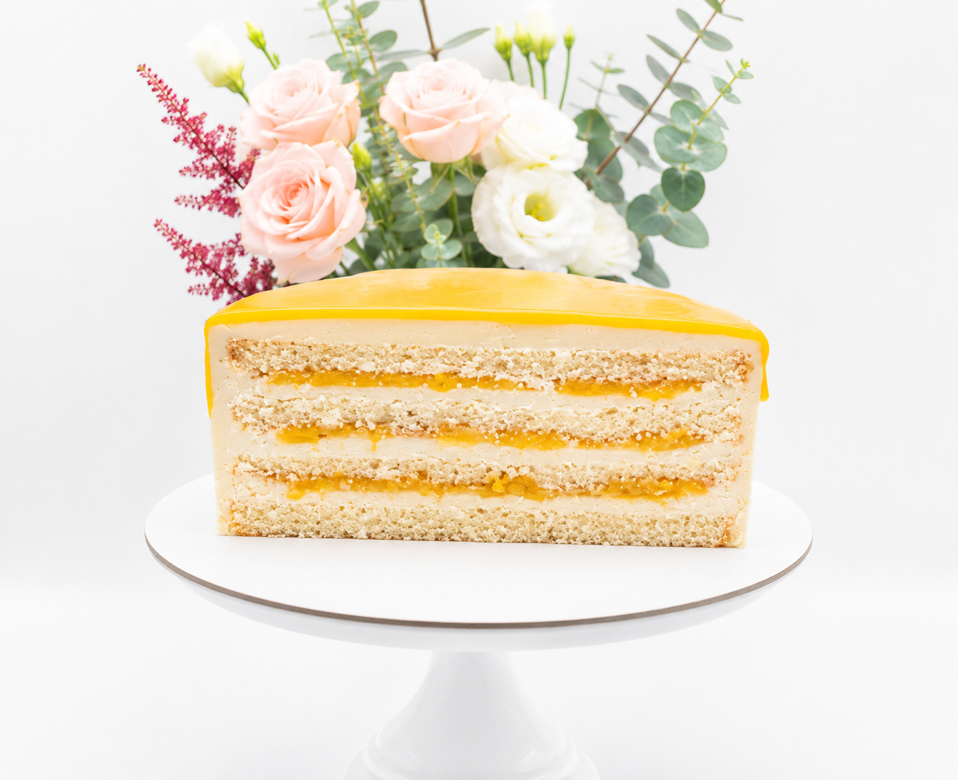 Tort Mango – secțiune