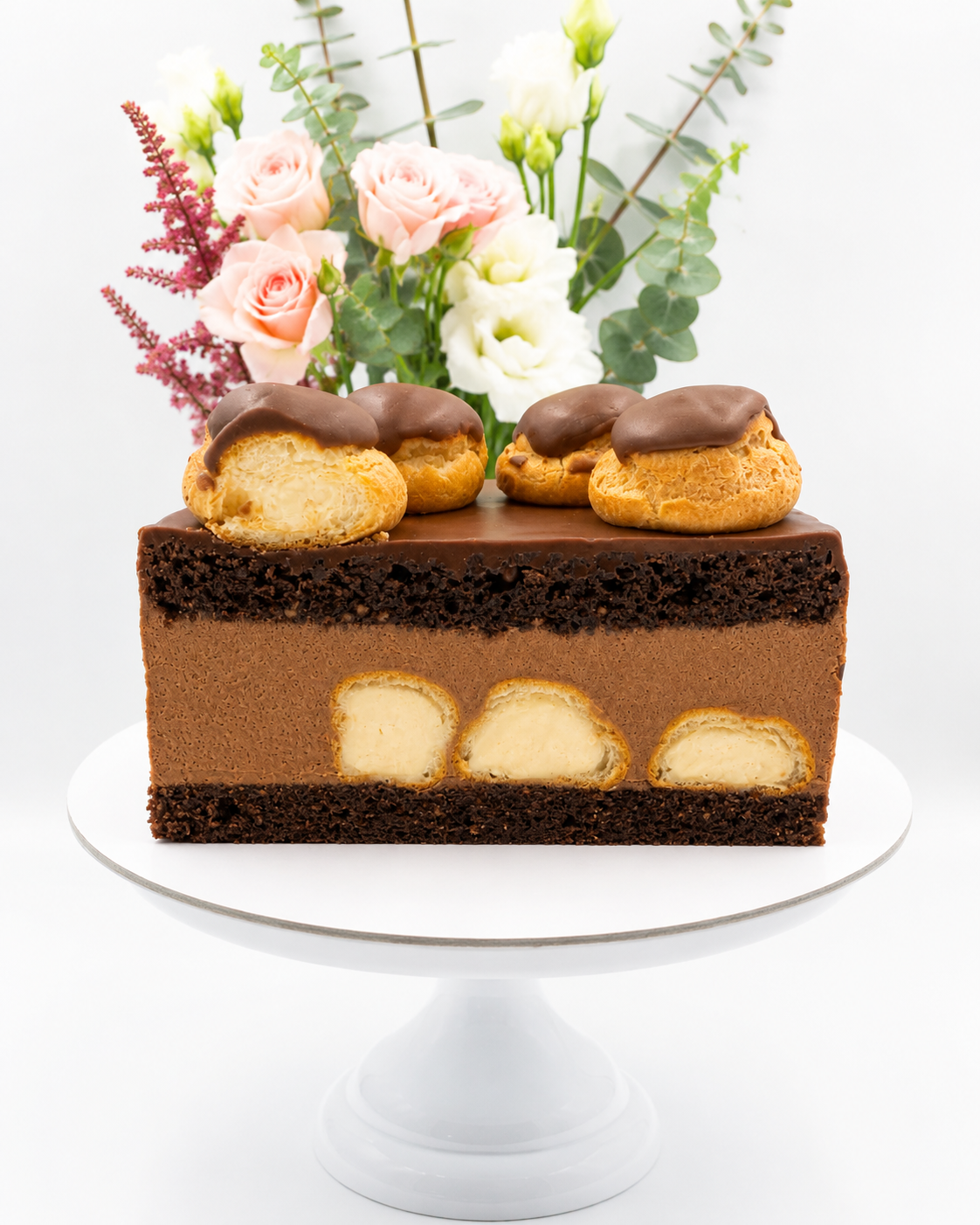 Tort Profiterol – secțiune